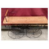 Ornate Wood & Metal Planter