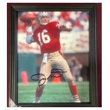Joe Montana Signed And Framed 8x10 Photo With COA