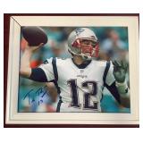 Tom Brady Signed & Framed 8x10 Photo With COA