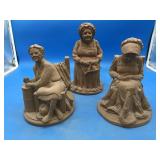 3 Large Tom Clark Gnome Normal Ladies