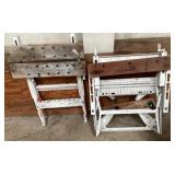 2 Workmate Metal/wood Work Tables