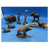 Assortment of Wood & Resin Souvenirs From