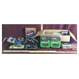 Assorted Lot of Nails, Screws, Cutting Chains, etc