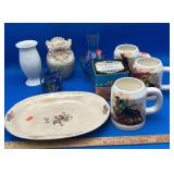 Assortment of Beautiful Ceramics and Glass