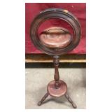 Unique Vintage Wood Standing Ashtray