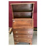 Nice Vintage Solid Maple Secretaries Desk