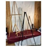 Six Easels, Four are Adjustable