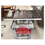 Craftsman Table Saw on a Bench