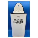 Flower Market Metal Wall Hanging Basket