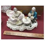 Beautiful Large Porcelain Figurine Set of Couple