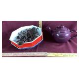 Lot of Sterling Silver Silverware and a Teapot