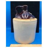 1 gallon stoneware moonshine crockery jug