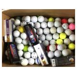 Box Of Assorted Golf Balls