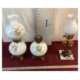 Three Vintage Lamps