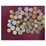 Baggie With Variety Of Foreign Coins