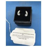 Sterling Silver Sky Blue Topaz Pierced Earrings