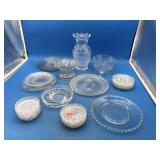 Assortment of Crystal & Pattern Glass