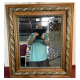 Gorgeous Vintage Oak Mirror