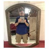 Ornate Beveled Glass Mirror