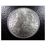 1896 Morgan Silver Dollar Very Fine Strong Details
