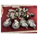 Large Assortment of Heavy Duty Casters