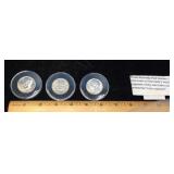 3 Bicentennial Kennedy Half Dollars