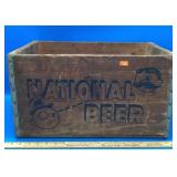 Vintage Wooden National Bohemian Beer Crate
