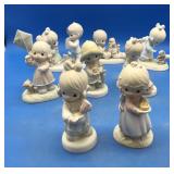 8 Precious Moments Statues With Baking or Animal