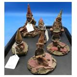 6 Small & Medium Size Tom Clark Gnomes