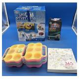 Smart Pixelator, New Coloring Book & Plastic Eggs,