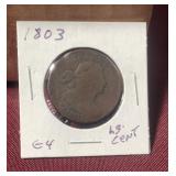 1803 Genuine Large Cent