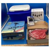 Coleman Cooler, String Lights, Bike Hoist, Deli