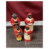 Black Americana Aunt Jemima Salt & Pepper Shakers