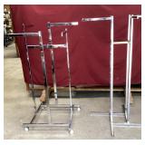 Two Commercial Store Clothes Racks