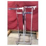 Rolling Commercial Store Clothing Rack
