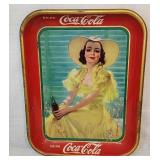 Vintage 1938 Coca-Cola Tray: Girl In The Afternoon