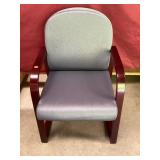 Nice Cherry Upholstered Office Chair