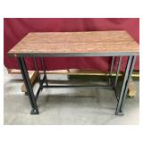 New Heavy Duty, Wood and Metal Desk/table