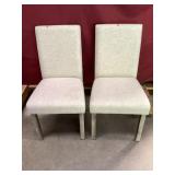 Pair of New Upholstered Side Chairs
