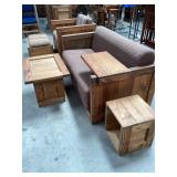 Solid Knotty Pine Living Room Set