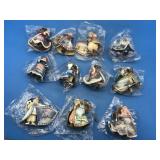 11 Thomas Kinkade Old World Santas from Ashton
