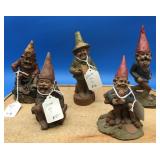 5 Medium Size Tom Clark Gnomes