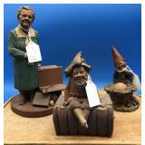 3 Medium to Large Tom Clark Gnomes & People