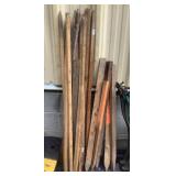 Stack Of Tobacco Sticks And Stakes