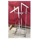 Rolling Commercial Store Clothing Rack