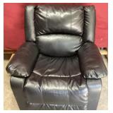 Black Leather Lifestyle Solutions Recliner