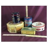 Lot of Vintage Tins
