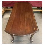 Beautiful Solid Cherry Drop Leaf Coffee Table