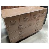 Nice Rolling Metal Cabinet With Eight Drawers