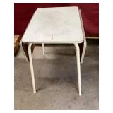 Vintage Drop Leaf Metal Table